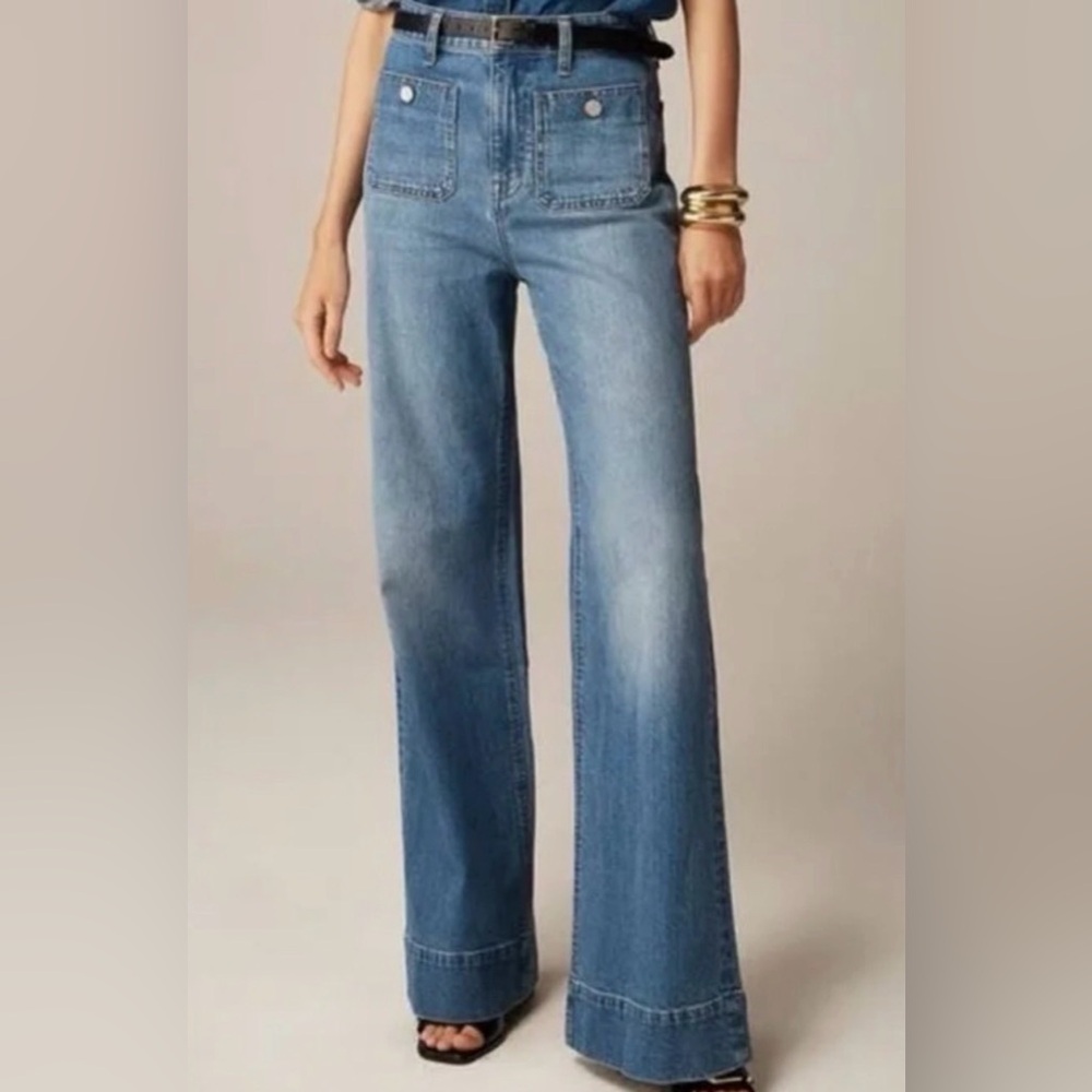 J. Crew Light Blue Flare Jeans